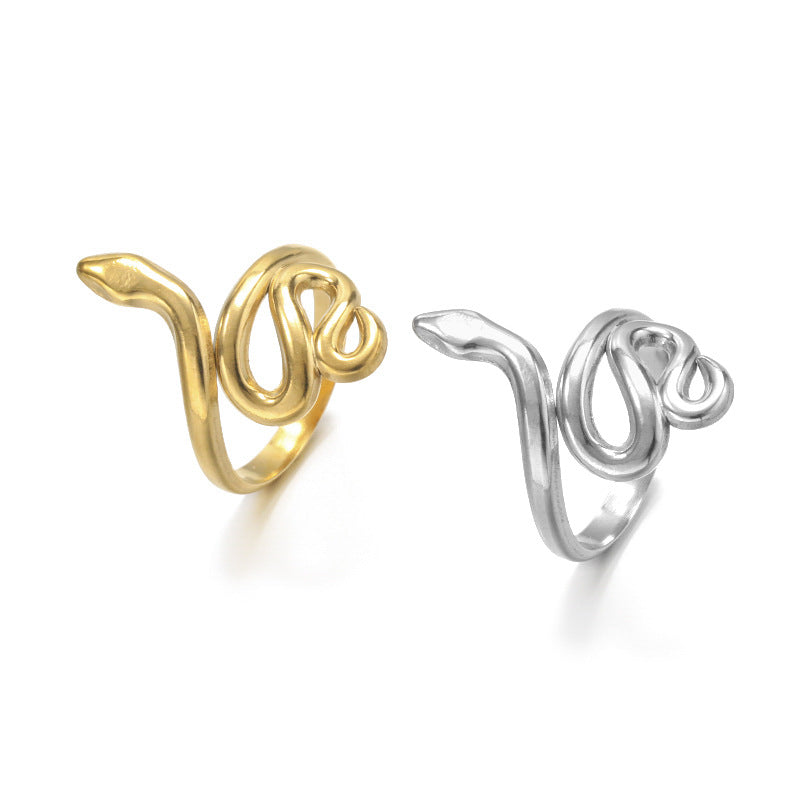 Women's Year Of Snake Gold Niche High-grade Rings