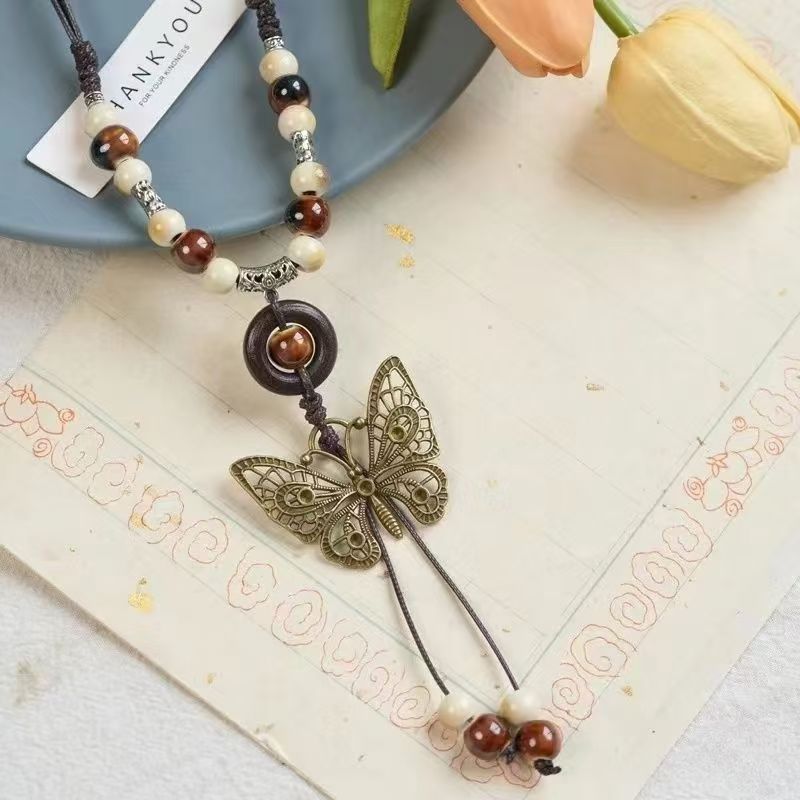 Women's Q. Ger Ethnic Style Retro Easy Matching Pendants