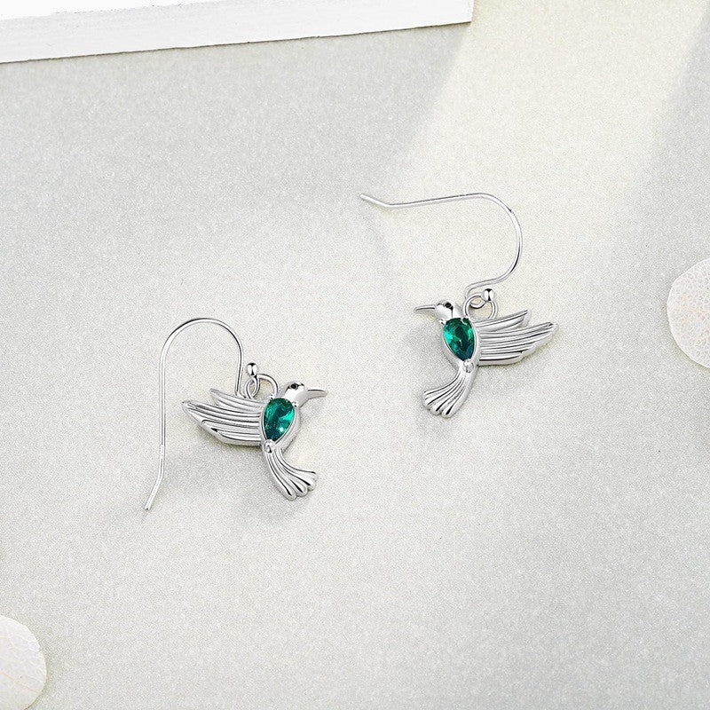 Wild Micro Inlaid Zircon Ear Hook Earrings