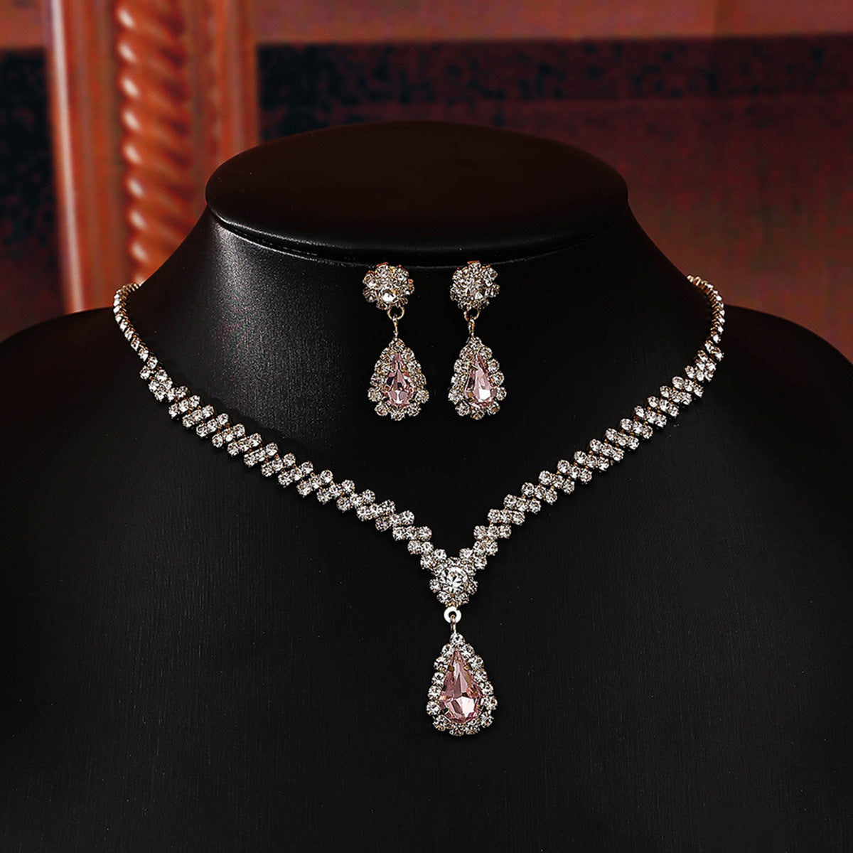 Women's Bridal Claw Chain Rhinestone High Sense Jewelry Set