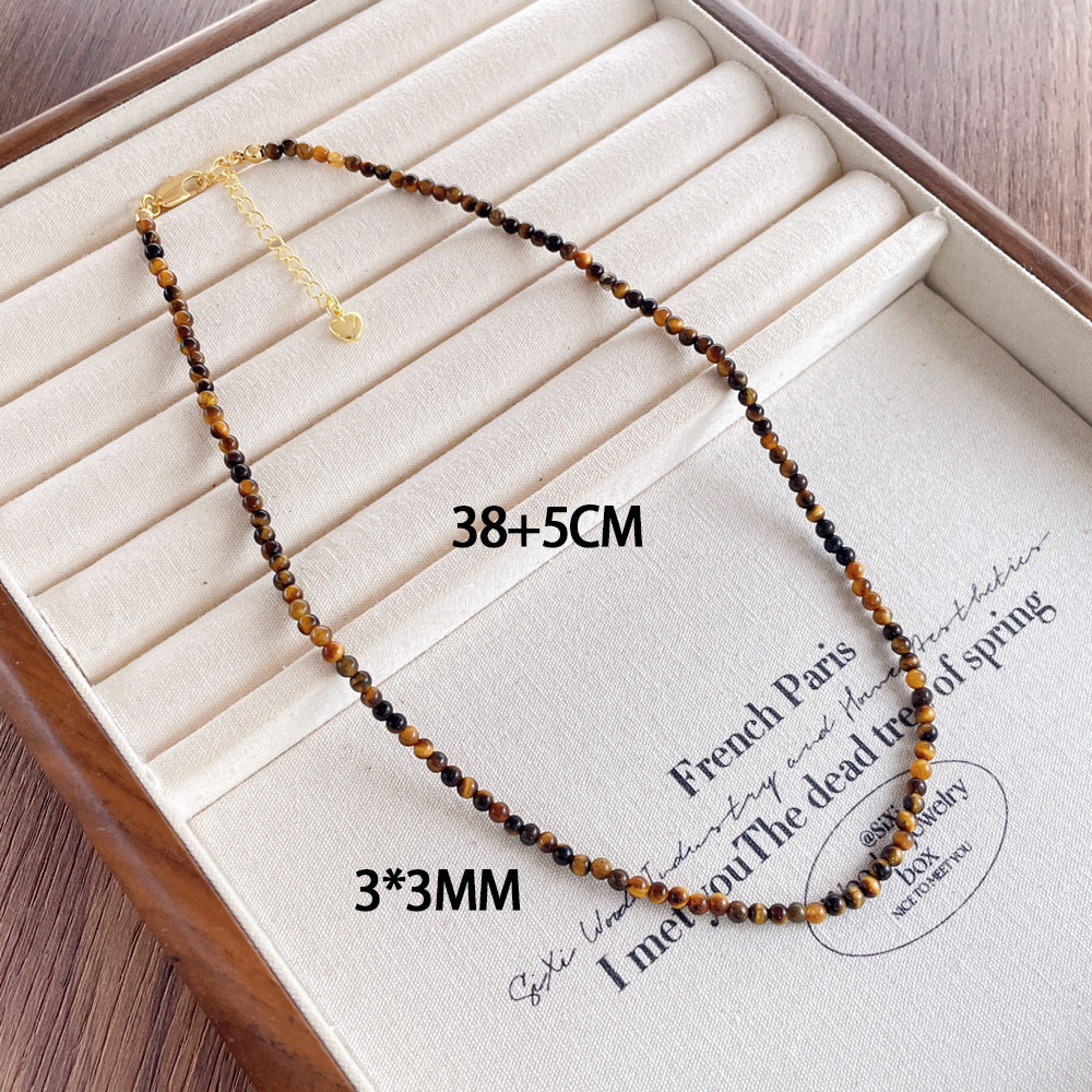 Retro Atmosphere Trend Color Chocolate Brown Necklaces