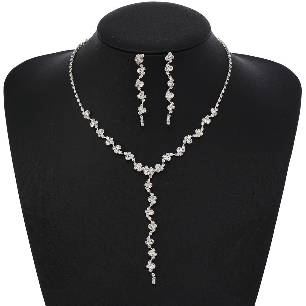 Women's Jewellery Fashion Elegant Wedding Banquet Long Jewelry Set