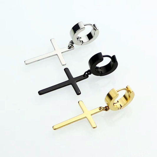 Stainless Steel Cross Shelf No Pierced Rings