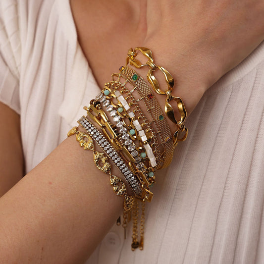 Niche Retro Titanium Steel Stainless Cuban Bracelets