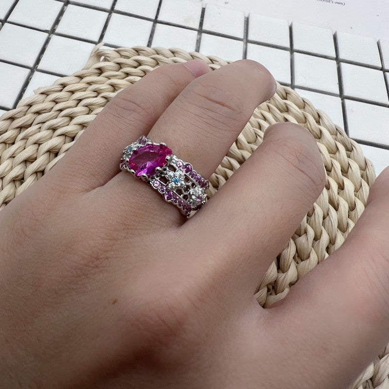 Women's Diamond High Quality Elegant French Open Ring