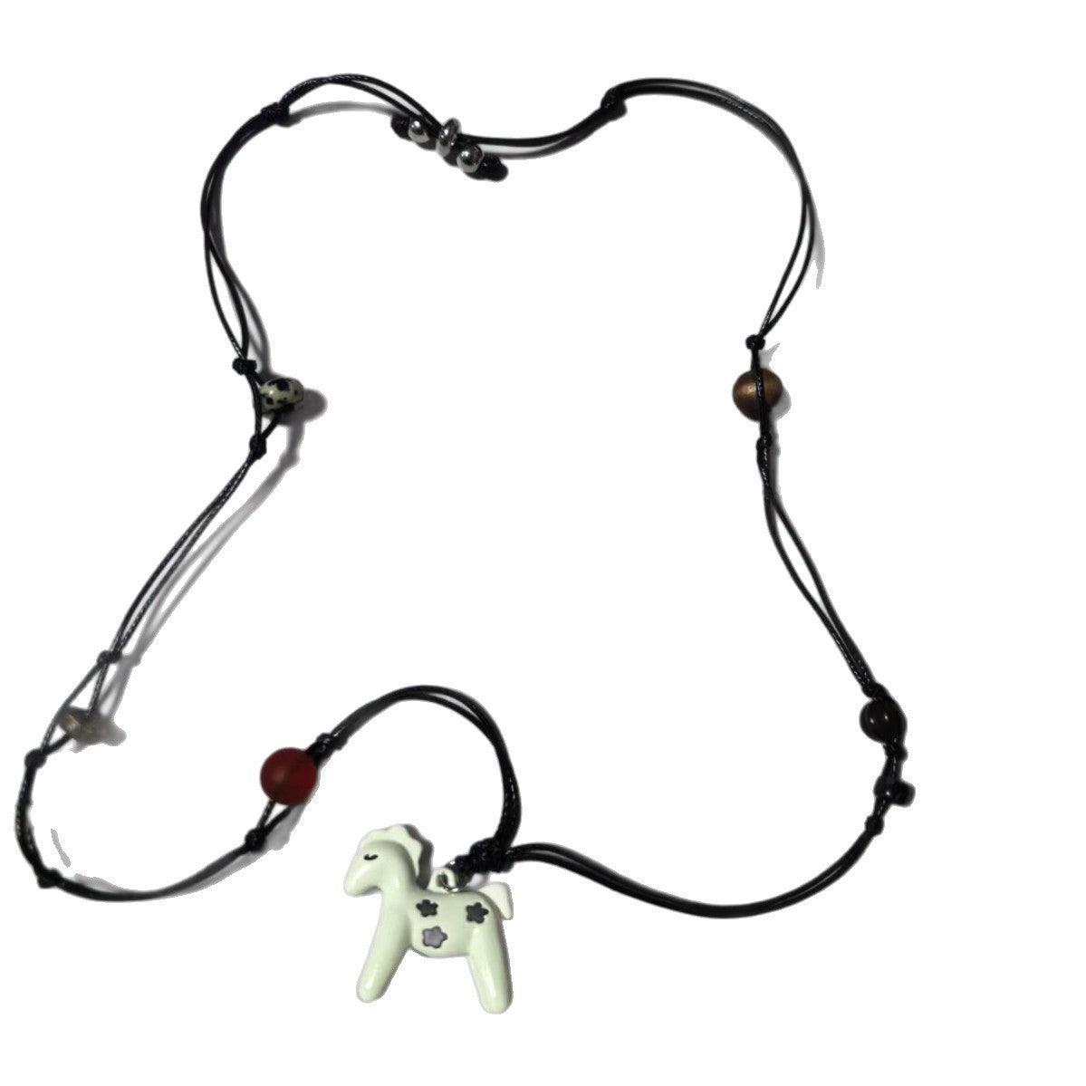 Winding Metal Leather Crook Punk Female Niche Love Clavicle Necklaces