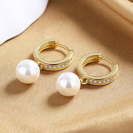 Women's Temperament Korean Style Simple Fresh Sweet Vintage Earrings