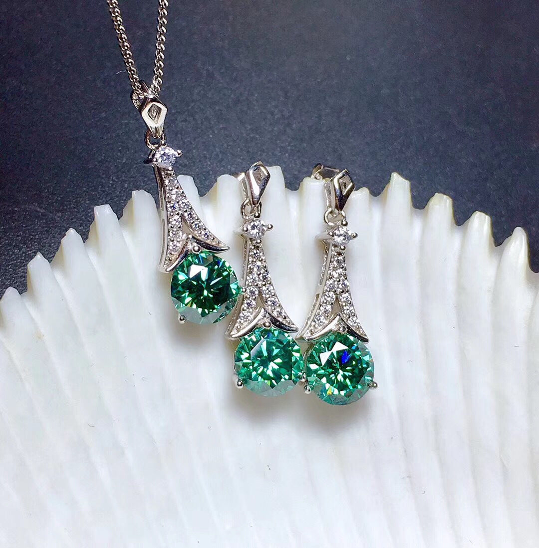Broadcast Full Diamond Karat Eight Hearts Arrows Imitation Pendants