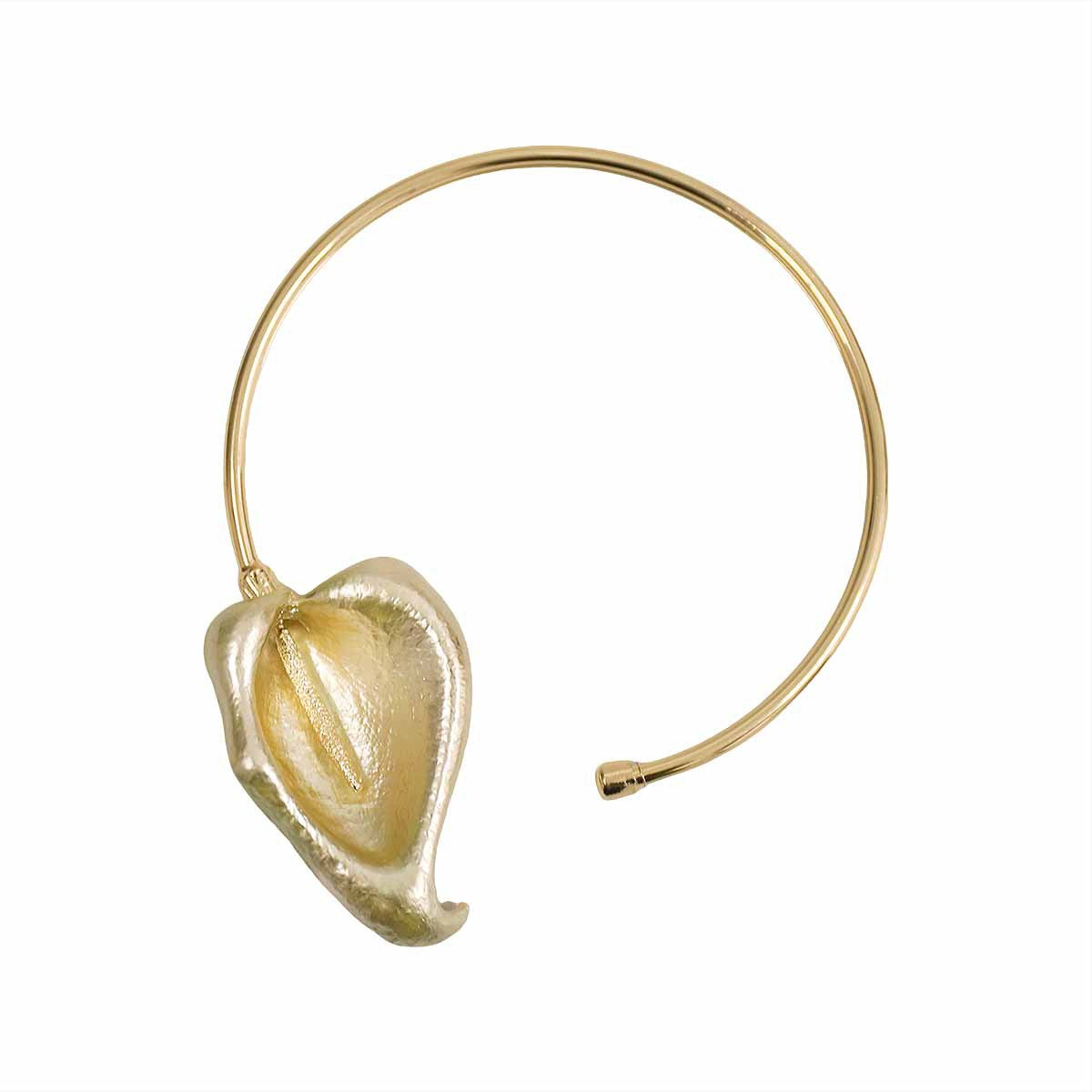 Women's Poplar Leaves Three-dimensional Metal Style Mild Luxury Retro Niche High-grade Necklaces