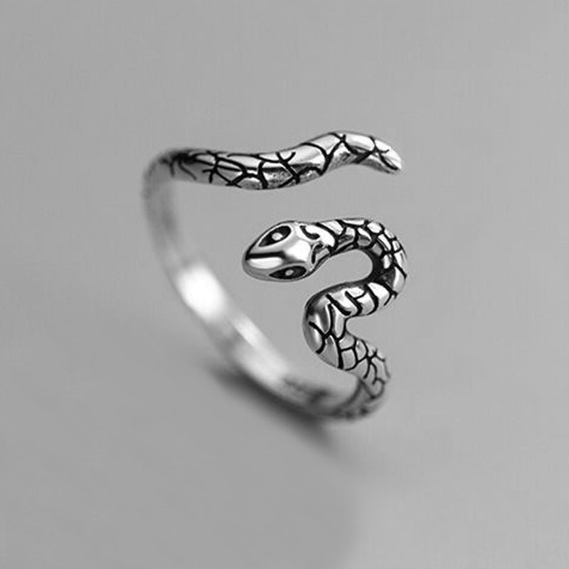 Women's & Men's Vintage Animal Spirit Snake Punk Exaggerated Personality Winding Rings