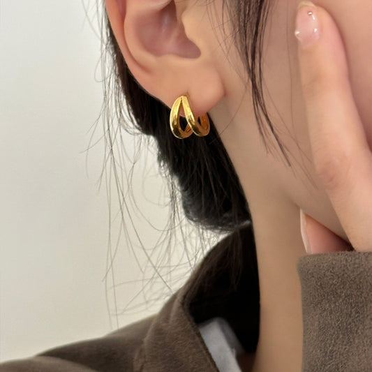 Women's High Sense Design Ear Light Luxury Earrings