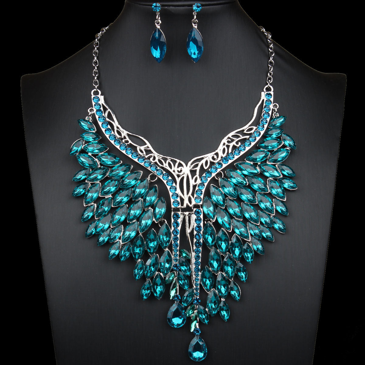 Women's Splendid Diamond Big Dress Banquet Fashion Earrings