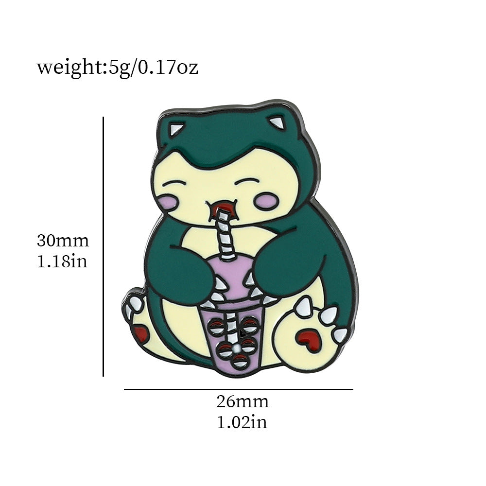 Cartoons Animation Brooch Poke Ball Badge Brooches