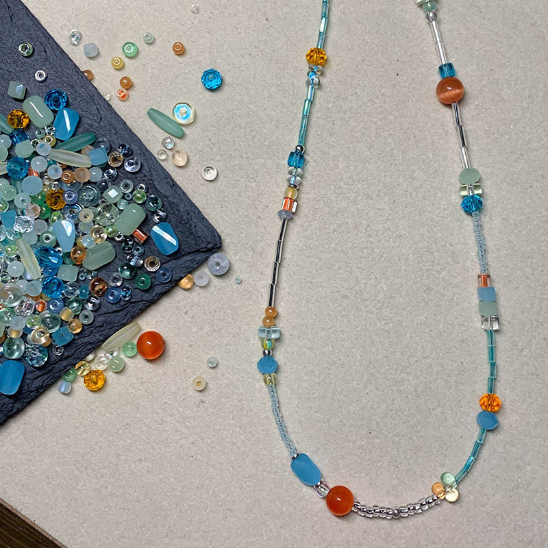 Water Drop Retro Design Temperament Entry Necklaces