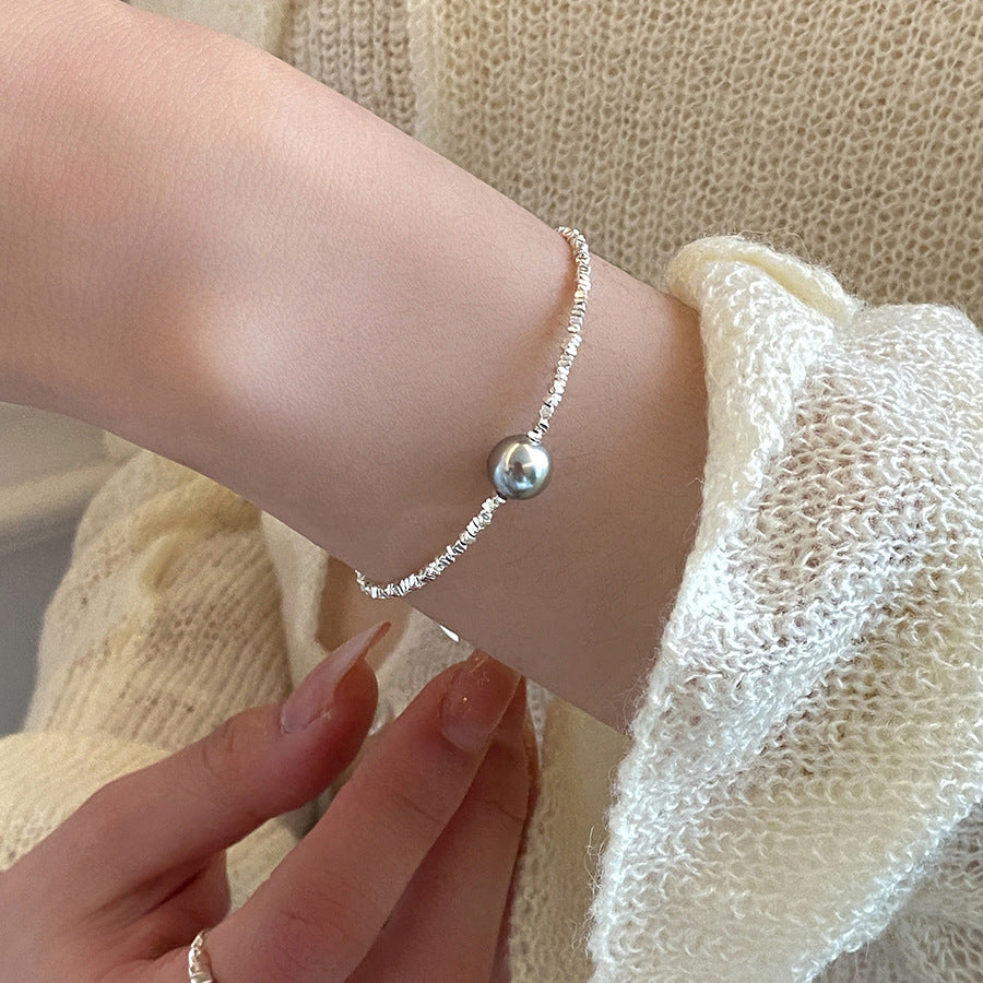 Women's Small Pieces Of Sier Pearl Korean Style Light Bracelets