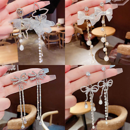 Needle Korean Style Light Luxury Exaggerated Geometric Earrings