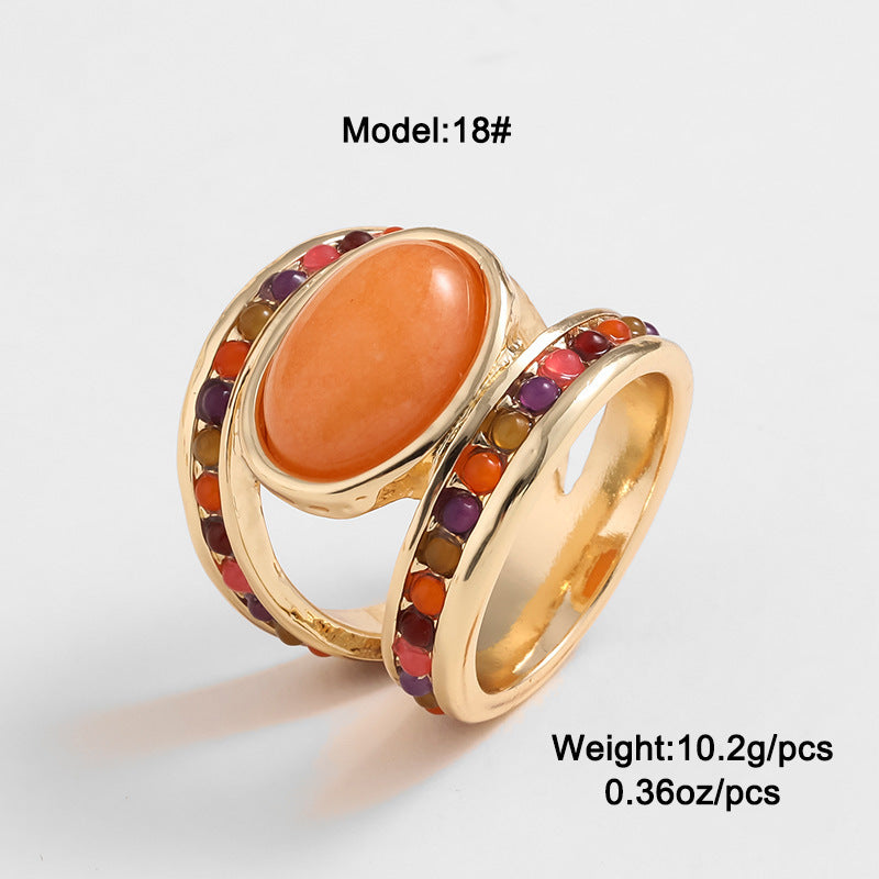 Antique Fashion Design Popular Imitation Jewelry Rings