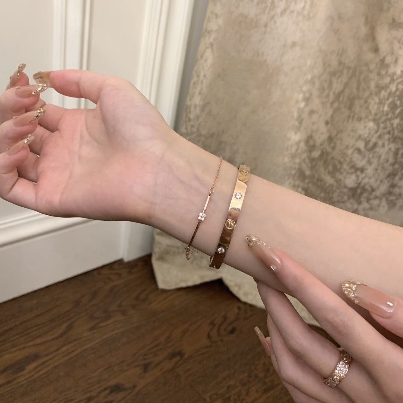 Women's Diamond For Niche Design Simple Fashion Temperament Entry Lux High-grade Bracelets