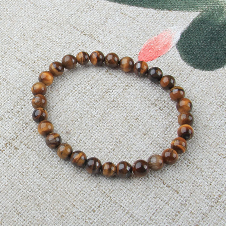 Women's & Men's Tiger's Eye Pi Plate Crafts Single Circle Life Minority Simple Bracelet