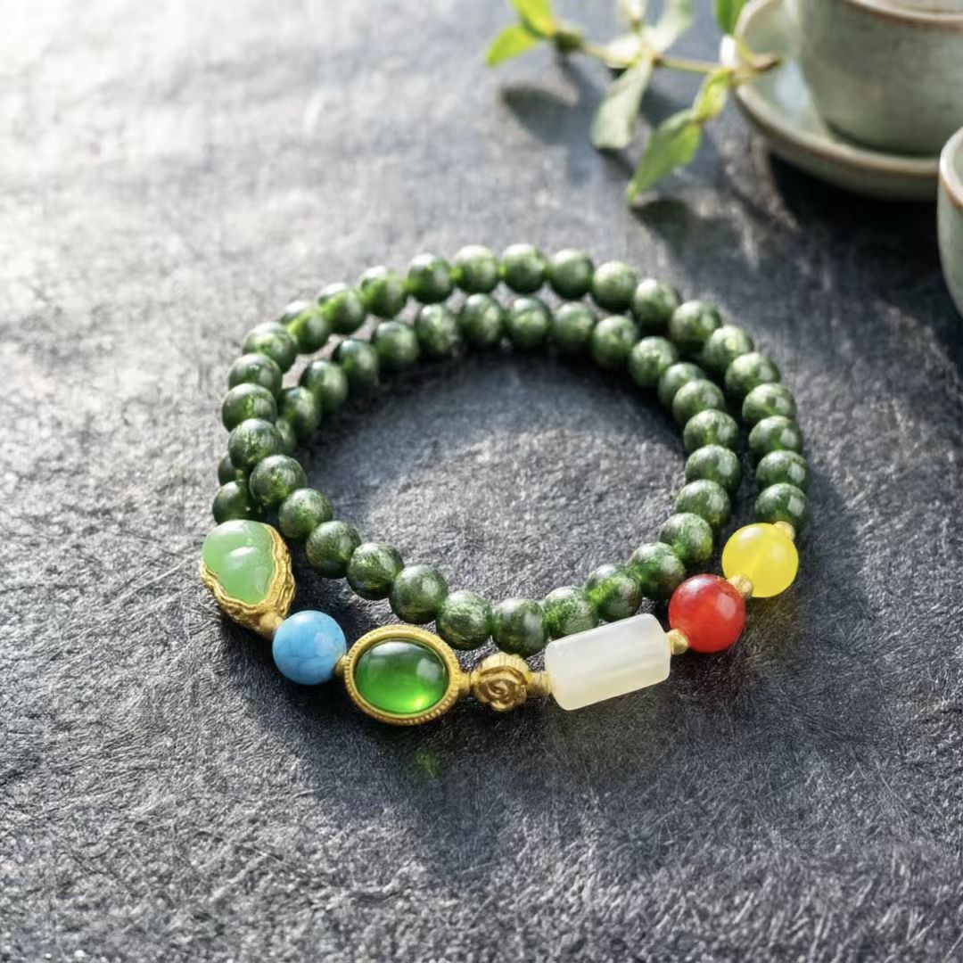 Lotus Glass Double Versatile Hand Live Bracelet