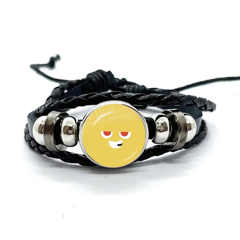 May Day Facial Expression Package Ball Cartoon Pattern Time Bracelet
