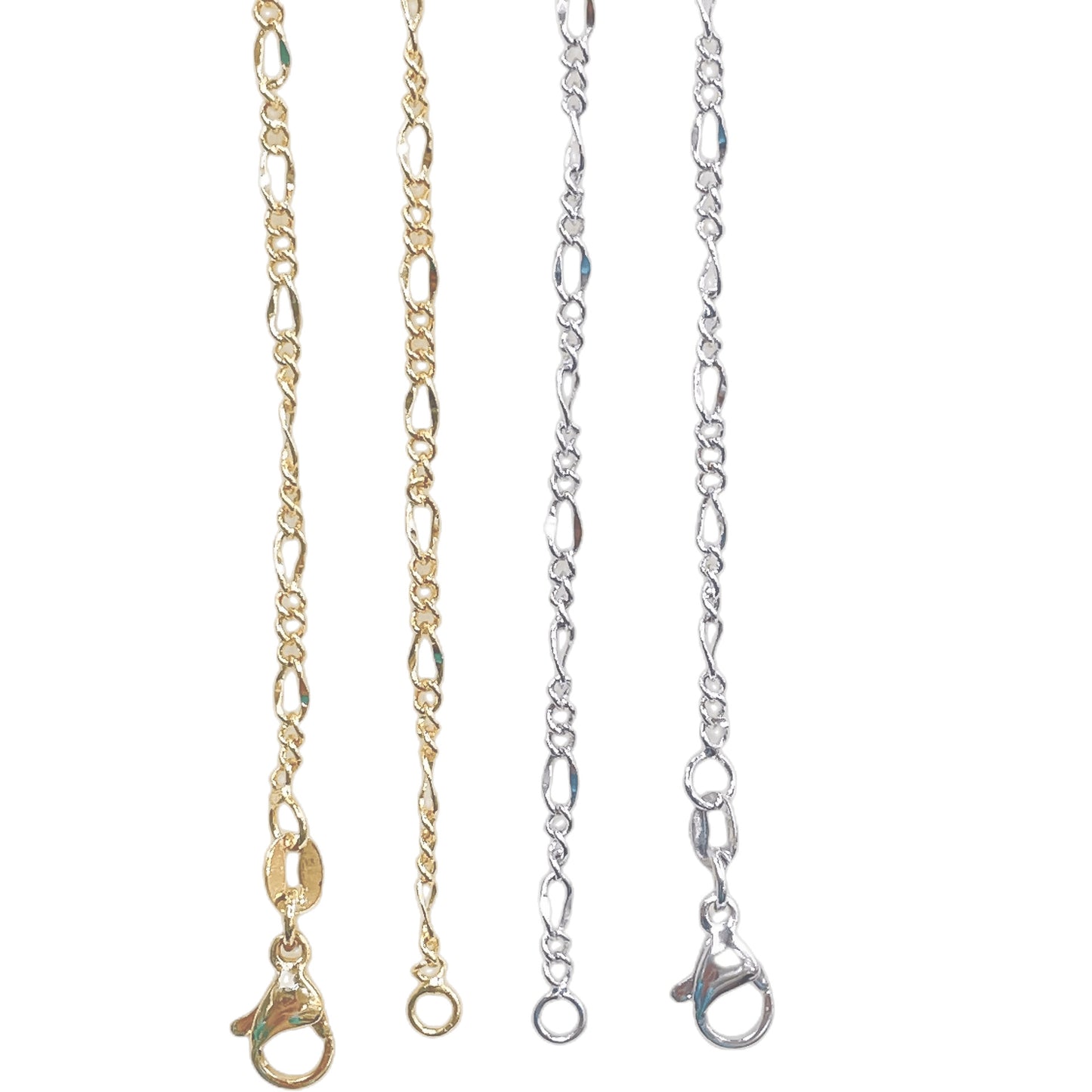Gold-plated Color Retention Son Mother Twisted Chain Niche Necklace