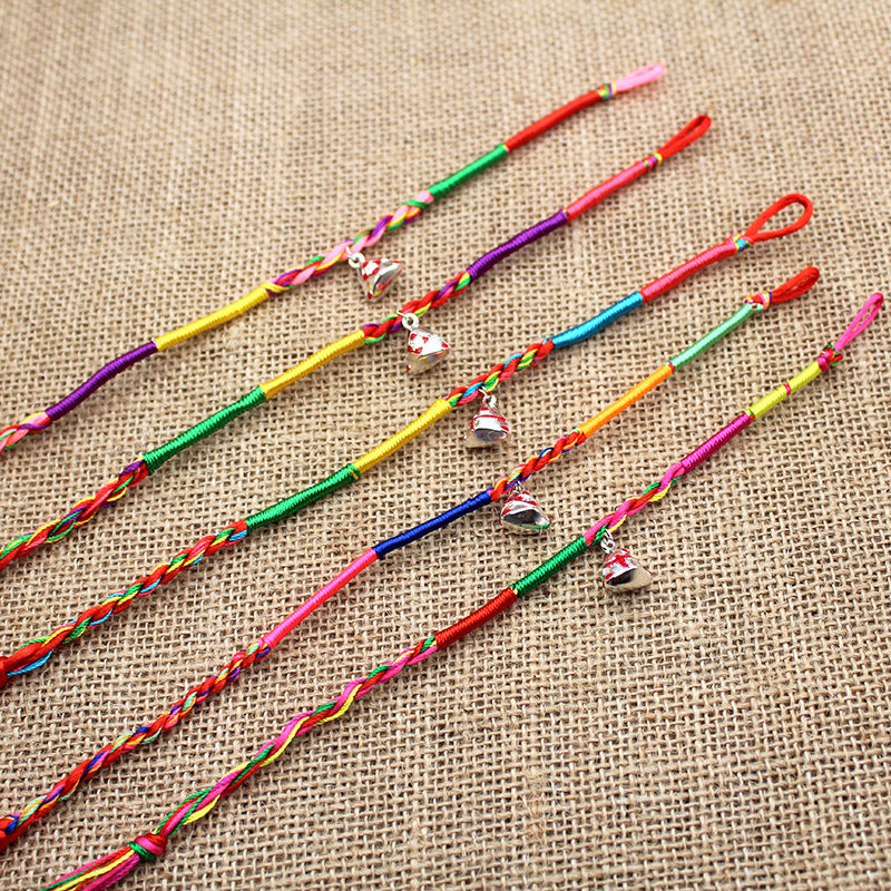 Boat Festival Colorful Rope Hand-woven Tiger Head Bracelets