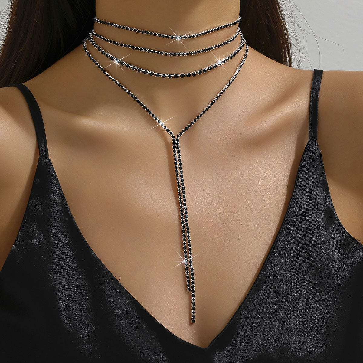 Bone Chain Cold Style Design Choker Necklaces