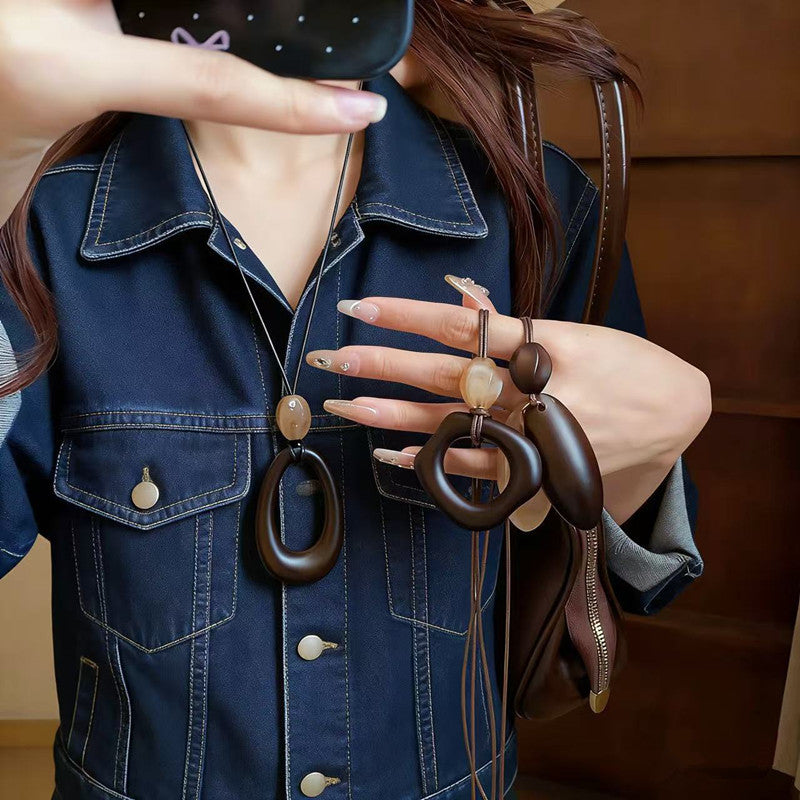 Women's Light Luxury Minority Long Sweater Chain Necklace