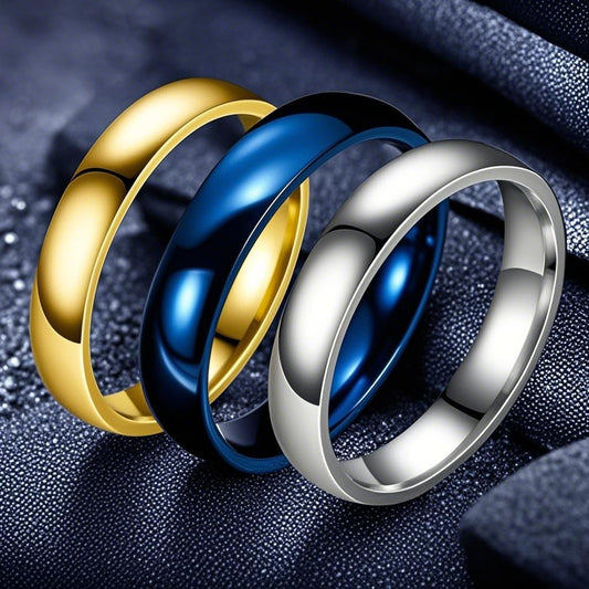 Stainless Steel Style Niche Advanced Light Luxury Titanium Simple Ring