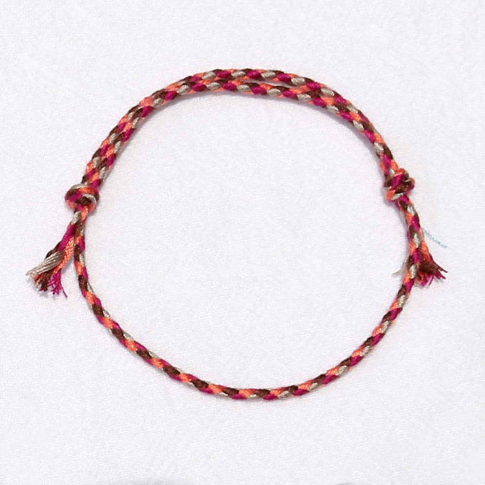 Hand-woven Tibetan Hand Rub Thread Carrying Bracelets