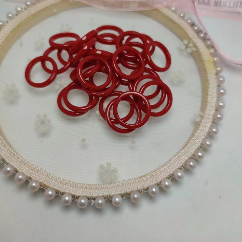 Female Single Material Sticky Accessory International Trade City Ring