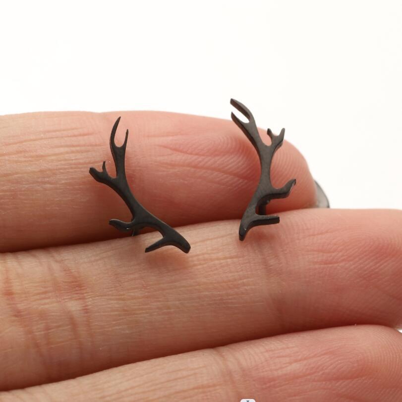 Accessories Stainless Steel Bear Elk Snake Bird Earrings