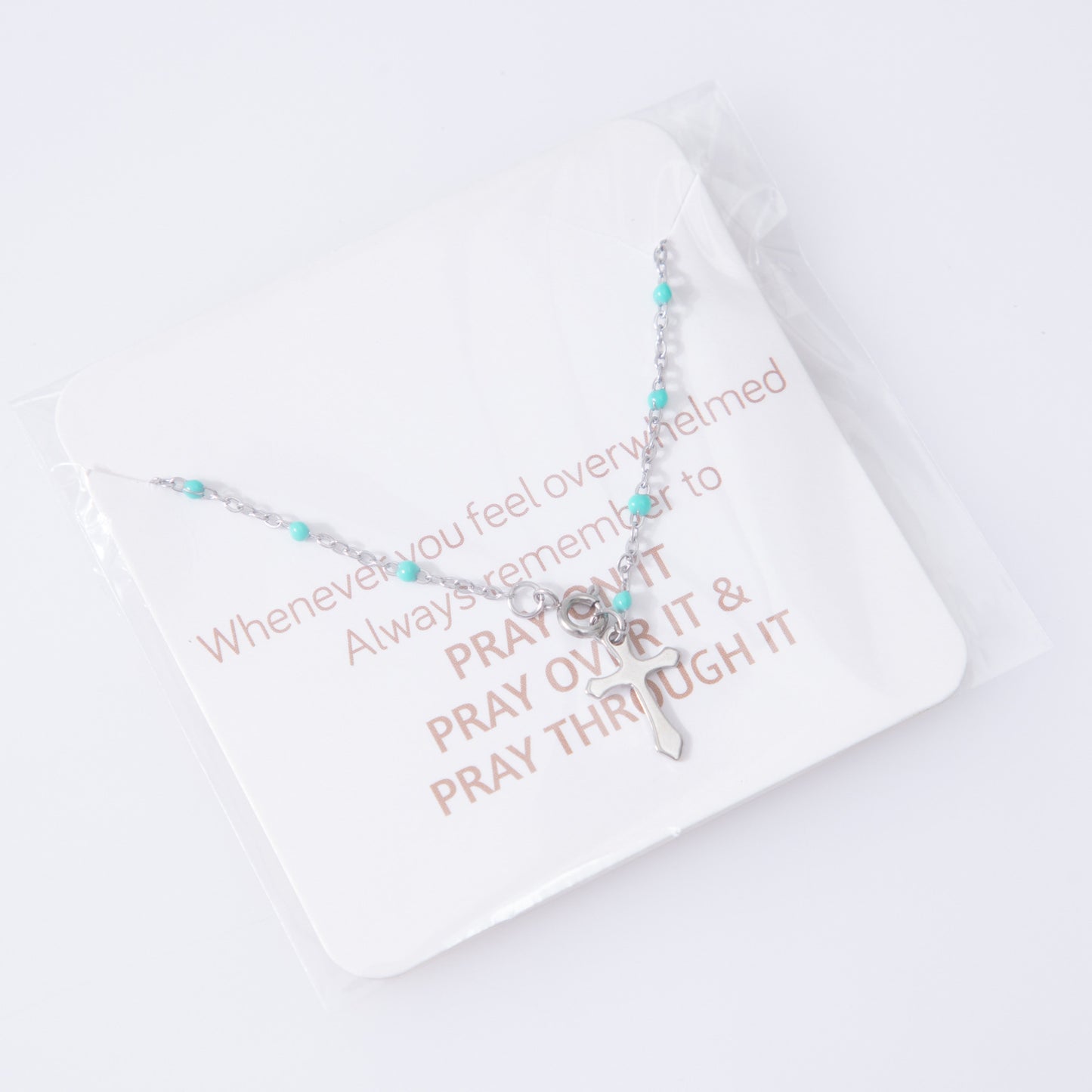 Titanium Steel Female Gold Plating Religious Style Stainless Anklets