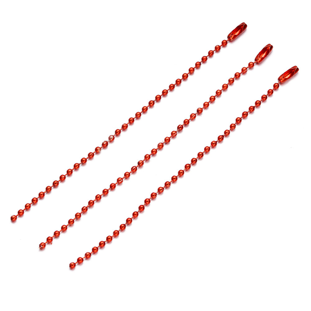 Bead Metal Wave Chain Tag Key Jewelry Accessories