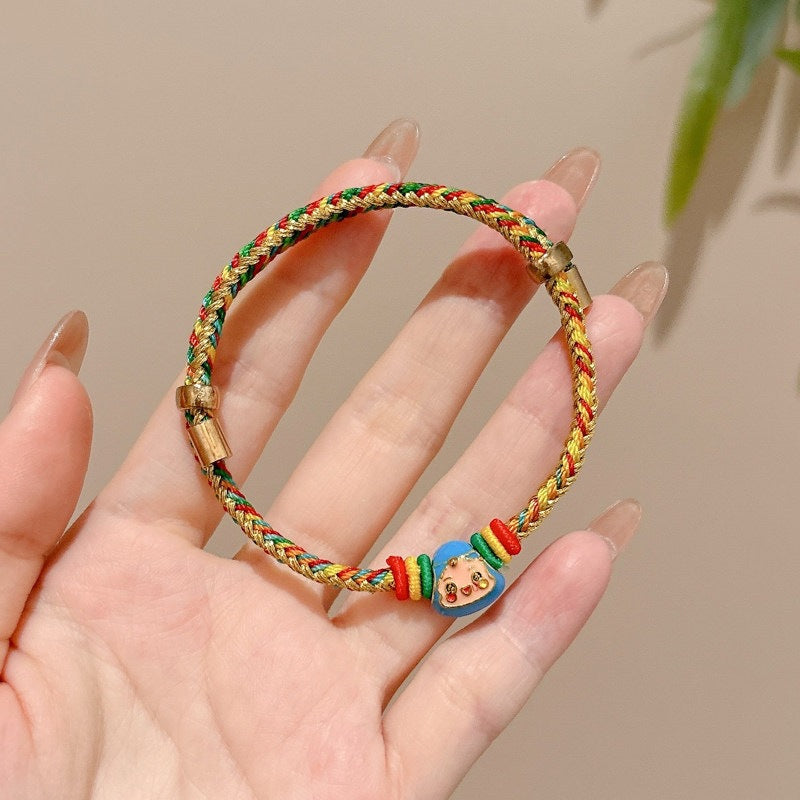 Children's Dragon Boat Festival Colorful Rope Chic Carrying Strap Batch Bracelet