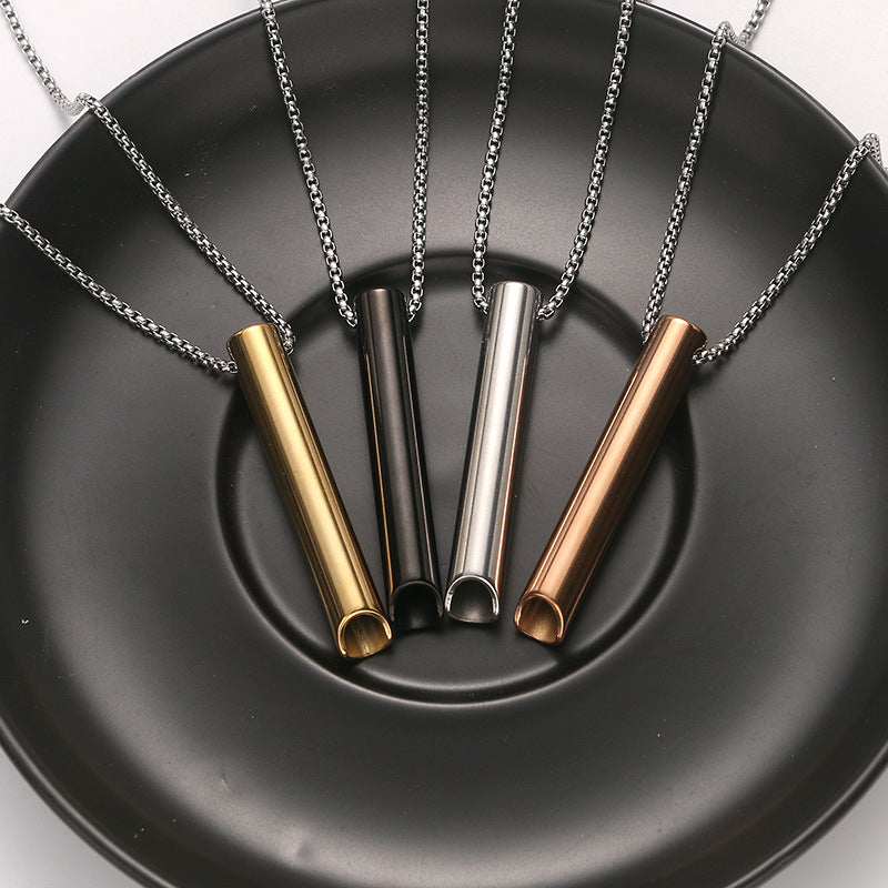 Titanium Steel Whistle Trendy Minority Accessories Necklaces