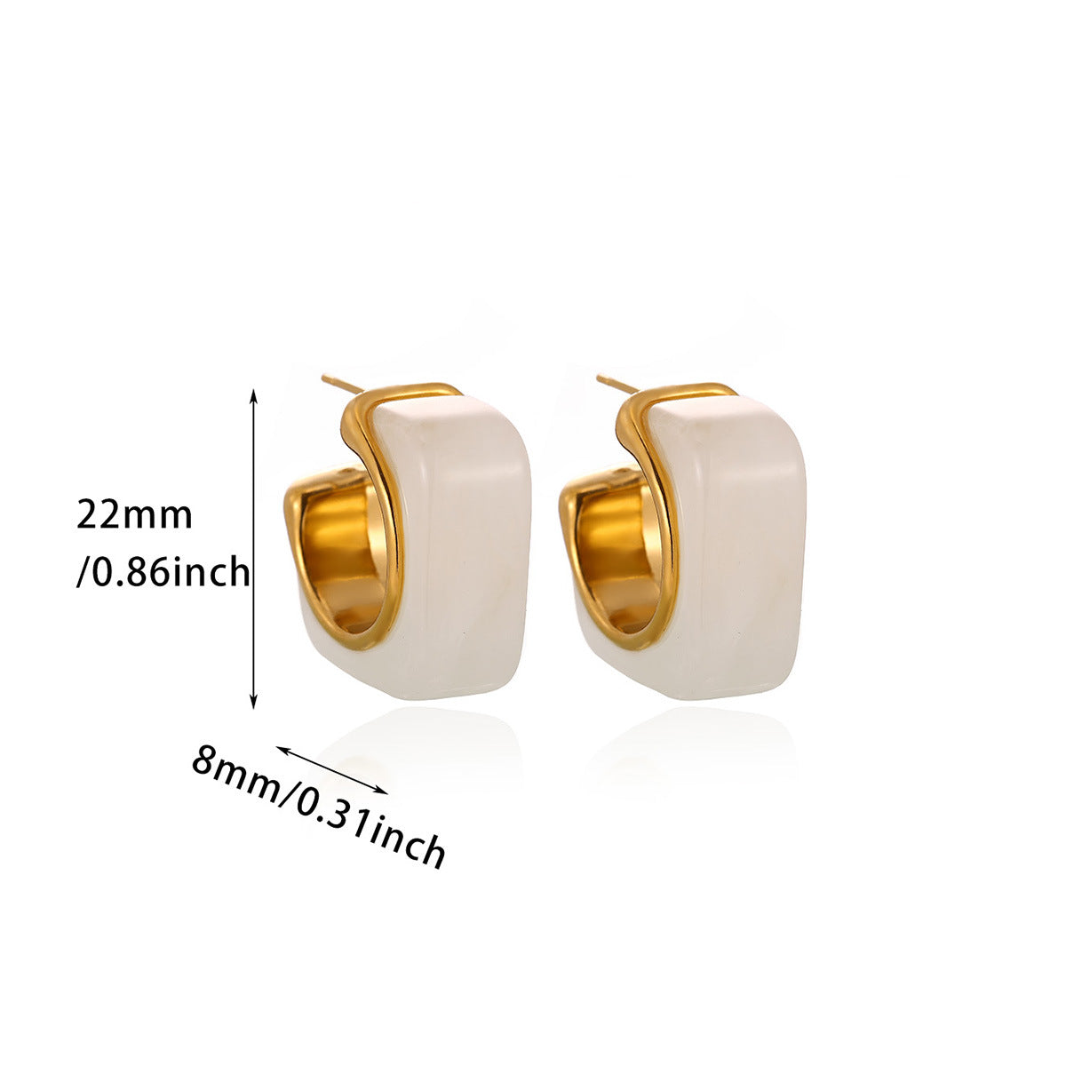 Women's Coffee Color For Light Luxury Temperament High Sense Earrings
