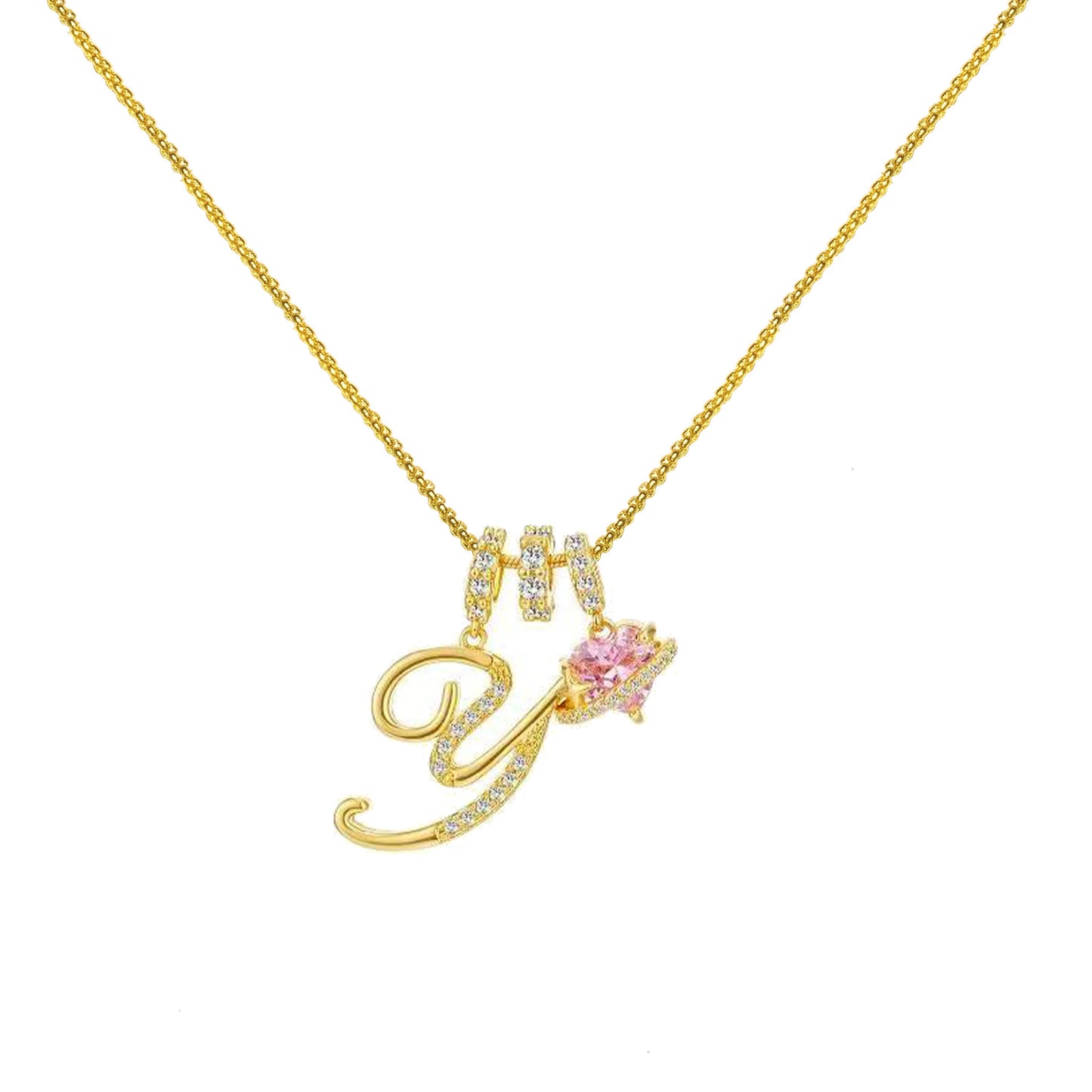 Dopamine English Letter Light Luxury Minority Necklaces