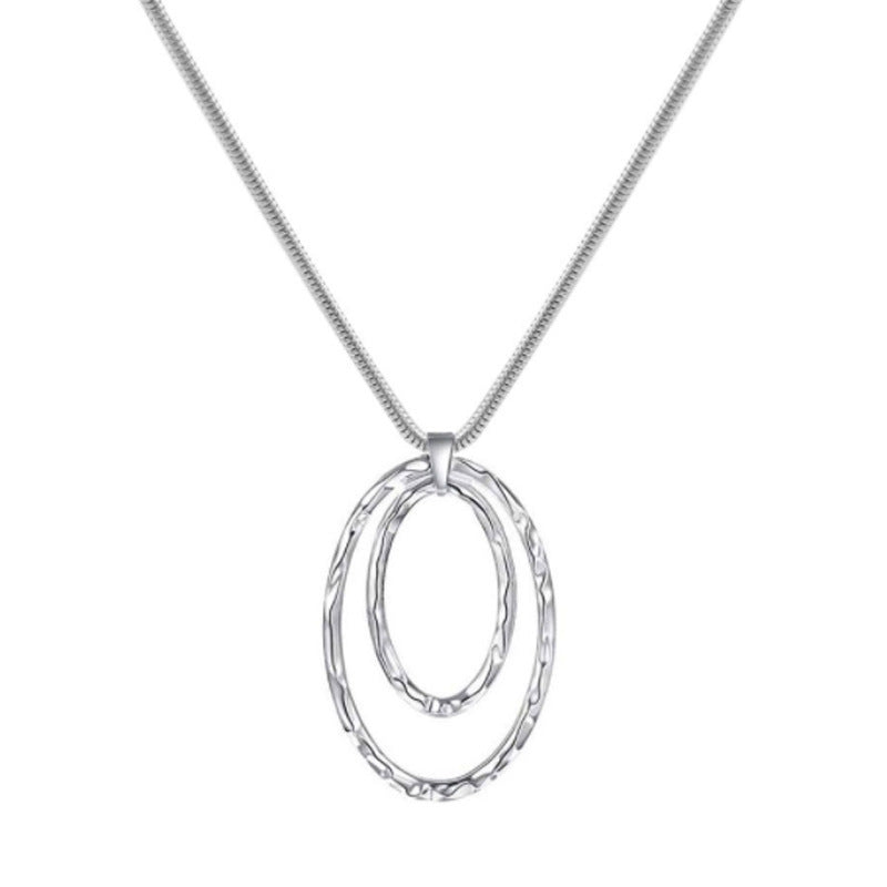 Clavicle Chain High Profile Retro Large Circle Simple Temperament Necklace