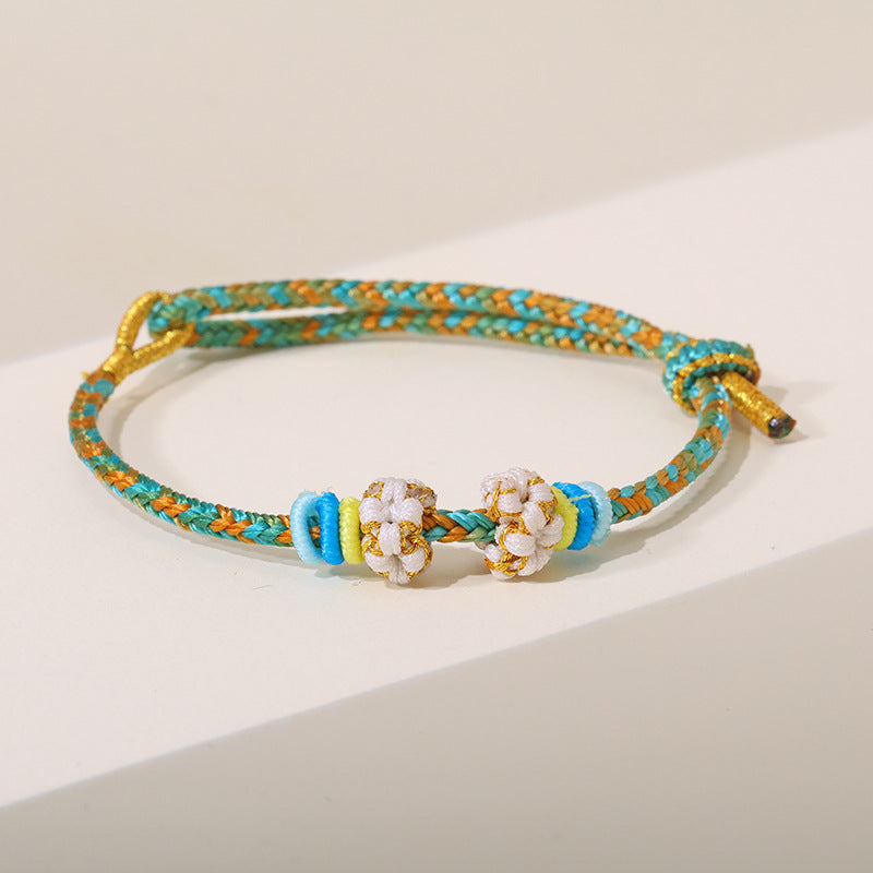 Festival Beads Threading Wear Gold Lucky Bracelets