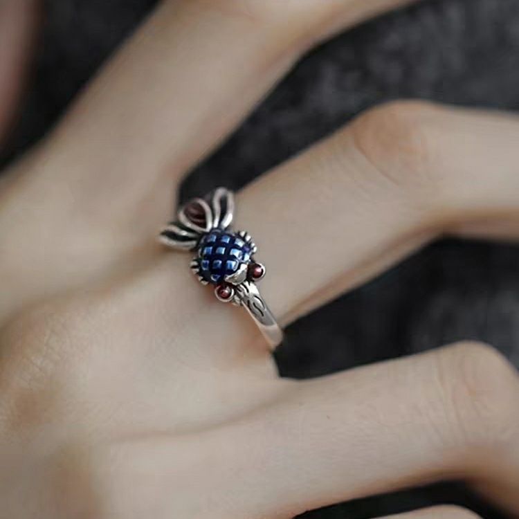 Lucky Female Niche Retro High Sense Index Finger Opening Ring