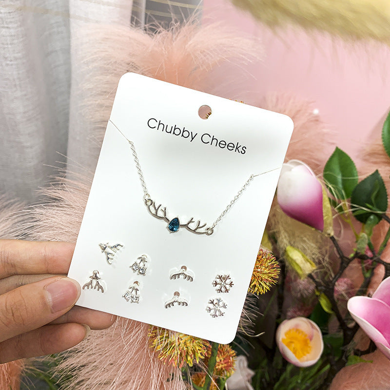 Sweet Week Korean Style Exquisite Tassel Pearl Sier Necklace