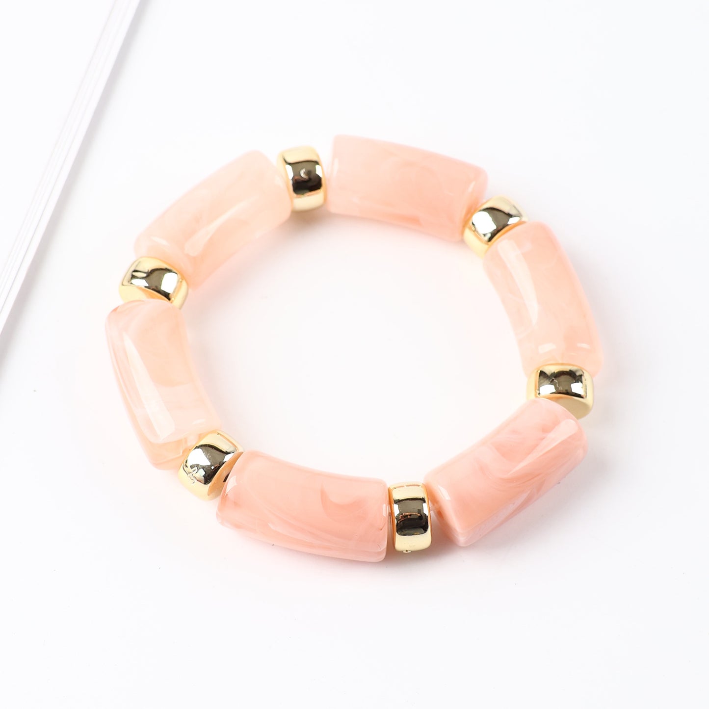 Acrylic Handmade Exaggerated Color Matching Design Bracelet