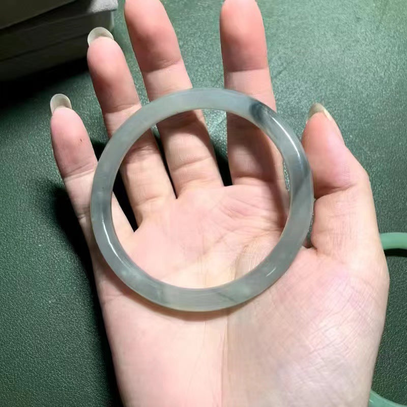 Thin Round Beauty Don't Know Spring Green Natural Bracelets
