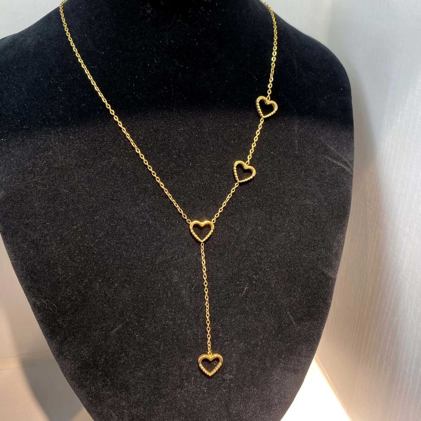 Stainless Steel Gold Combination Not Easy To Fade Light Luxury Jewelry Set