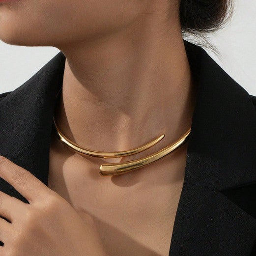Innovative Classy Piece Water Drops Modeling Collar