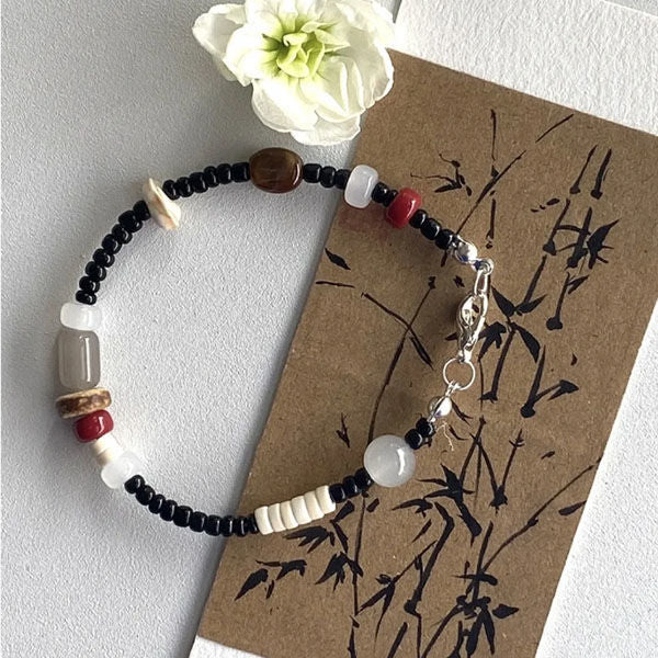 Women's Chinese Luxury Minority Vintage Beaded Hand Bracelets