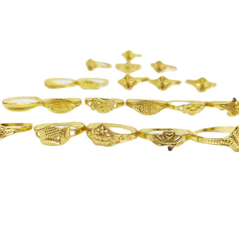 Ladies Pattern Gold-plated Stall Upside Down Plug Gnaw Cheap Small Belts