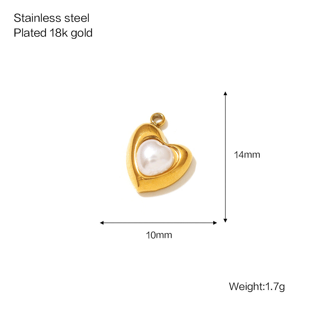 Versatile Women's Stainless Steel Gold-plated Bow Jewelry Accessories